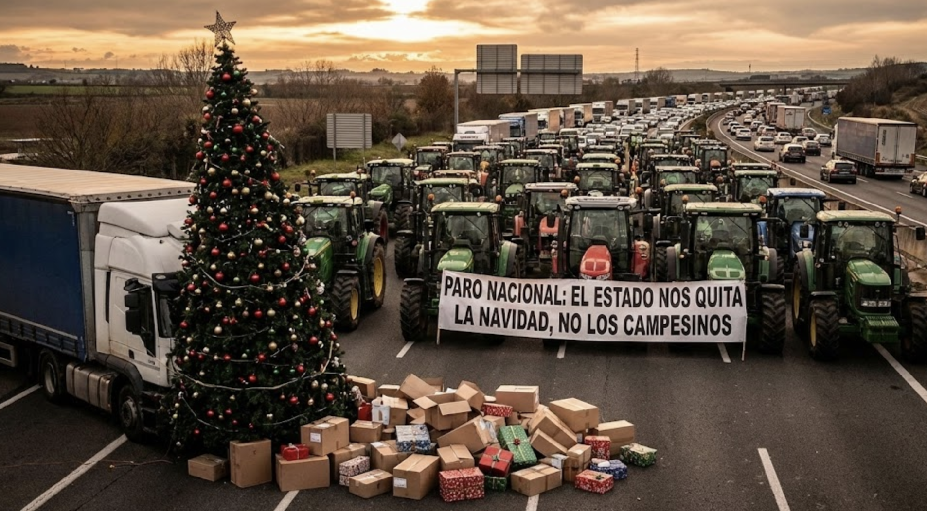 Paro Nacional de Agricultores: ¿Navidad sin gas y sin regalos? La culpa es del Estado, no de los bloqueos