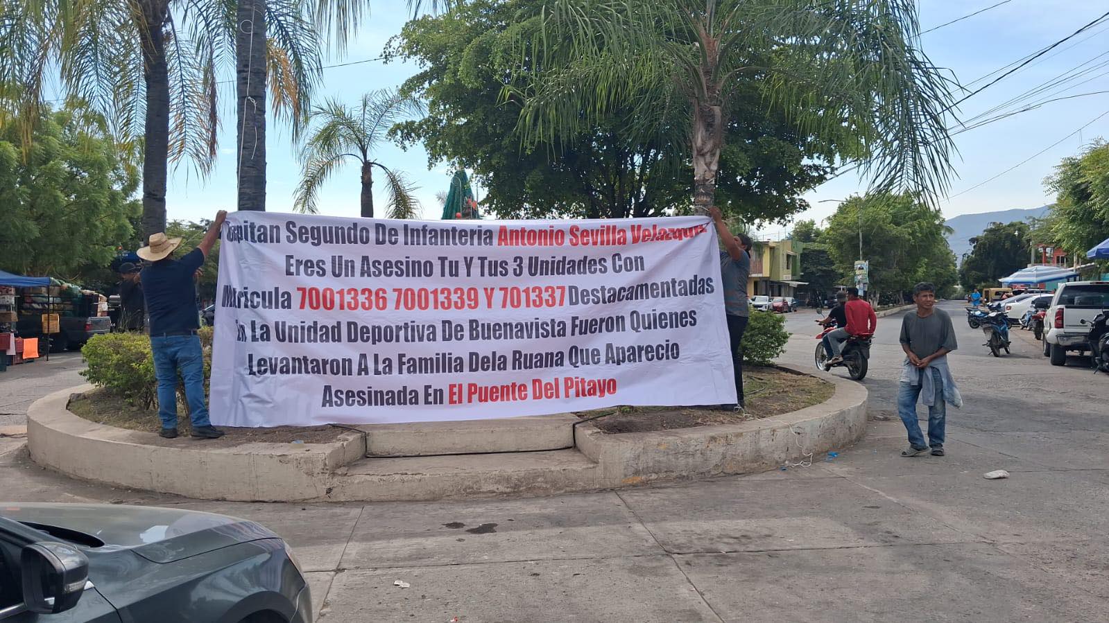 Mando militar, acusado de “levantar” y ejecutar a los 6 campesinos de La Ruana